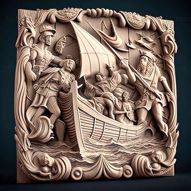 3D model Corsairs The Return of the Legend game (STL)